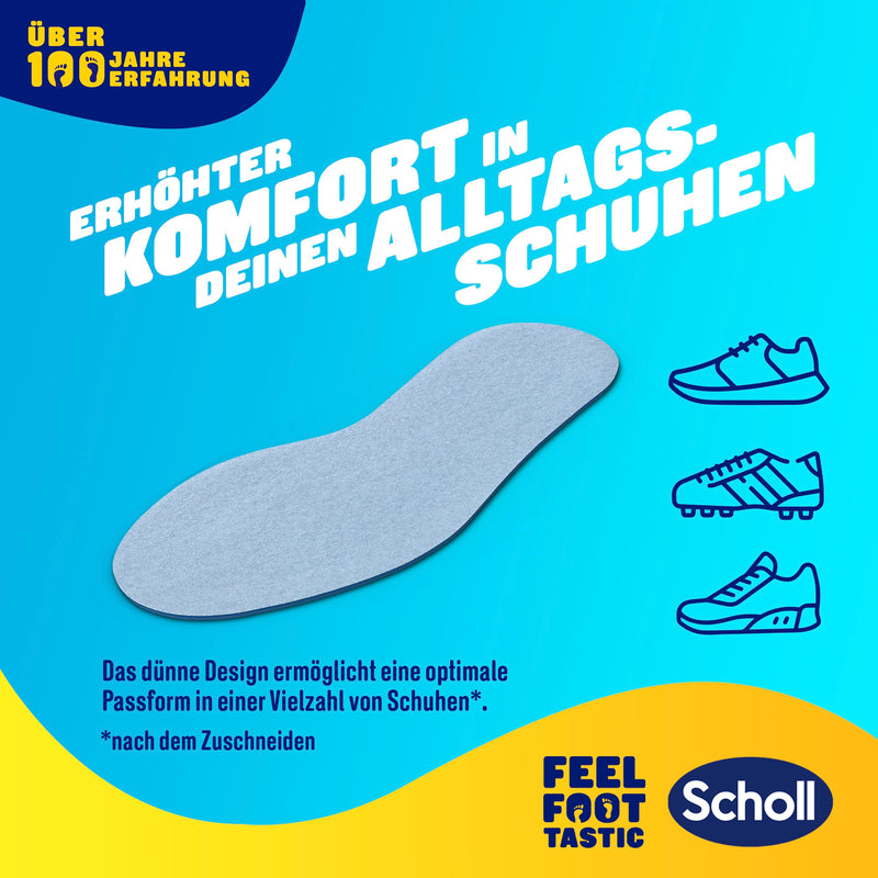 [Australia] - Scholl shock absorbing insoles, extra thin, 1 pair 