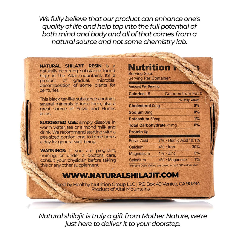 [Australia] - NATURAL SHILAJIT Resin - Shilajit for Men & Women with Fulvic Acid & Trace Minerals, Plant Based Nutrients for Energy, Immune Support & Vitality Resin - 20 Gram Natural Shilajit Resin - 20 Gram 