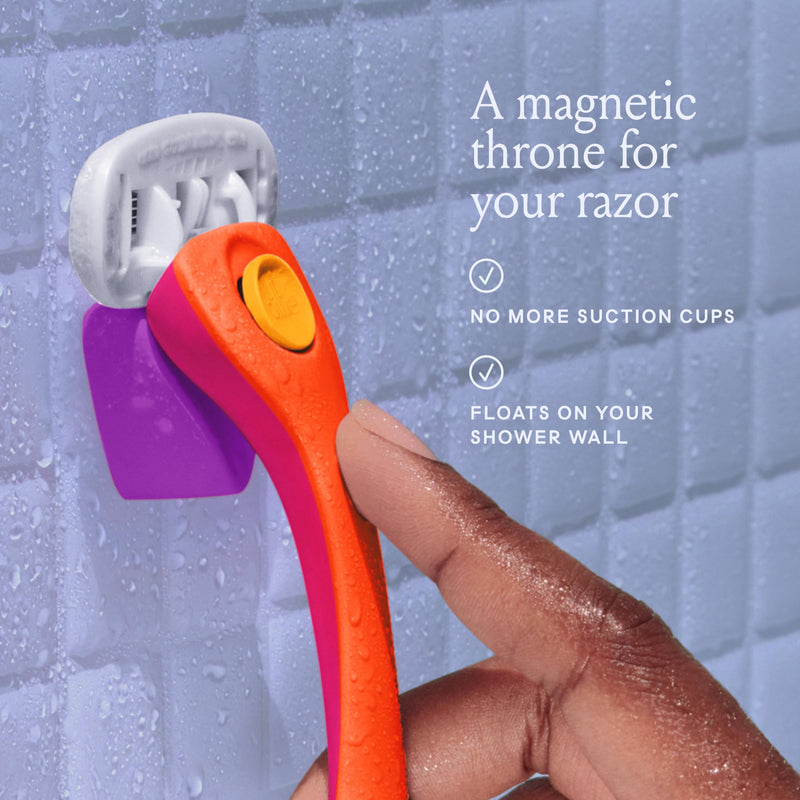 [Australia] - Billie Razors for Women Shave Kit – Women’s Razor + 2 x 5-Blade Razor Refills + Magnetic Holder – Sunburst 