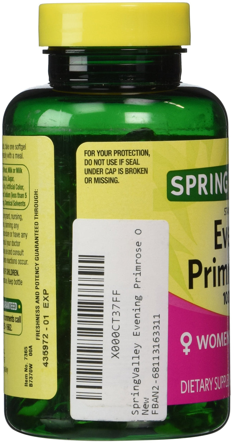 [Australia] - Spring Valley - Evening Primrose Oil 1000 mg, 75 Softgels 
