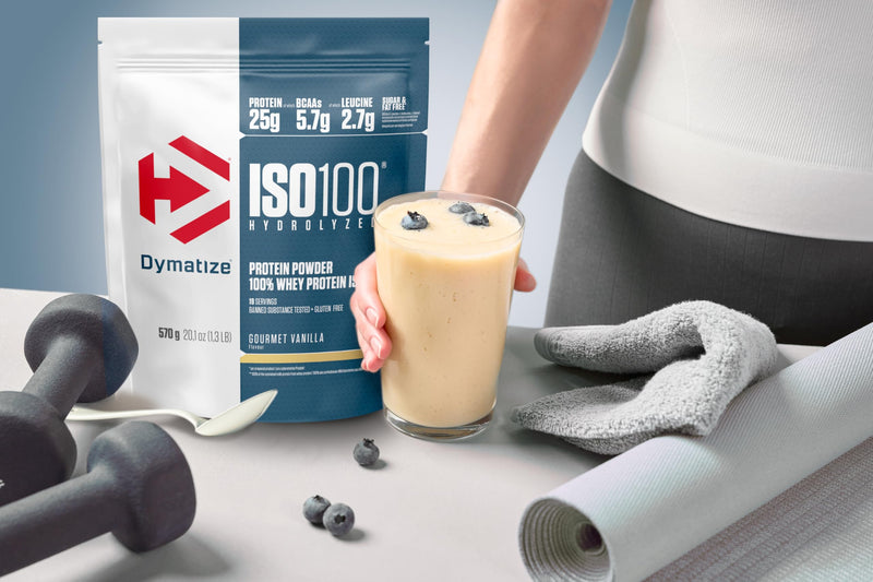 Dymatize ISO 100 Hydrolyzed Gourmet Vanilla 570g - Whey Protein Hydrolysate + Isolat Pulver 19 Servings