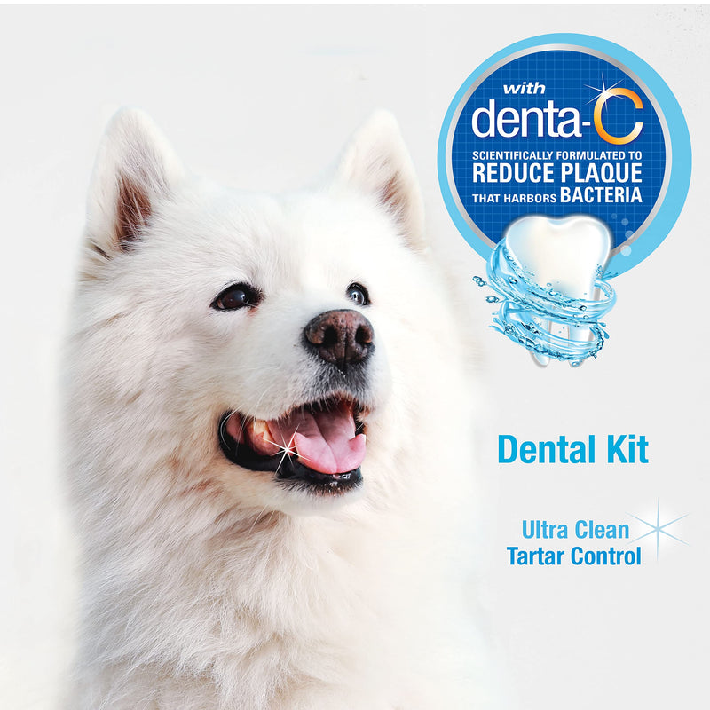 [Australia] - Nylabone Advanced Oral Care Dog Dental Kit Original Flavor 2.5 oz. 