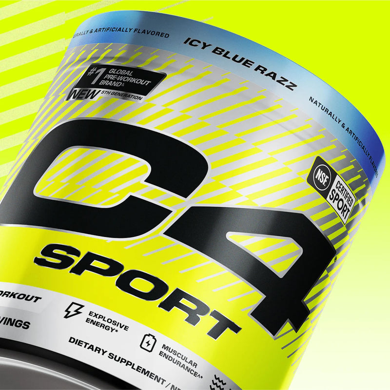[Australia] - Cellucor C4 Sport Pre Workout Powder - NSF Certified for Sport - Elite Hydration - 200mg Caffeine + Creatine + Beta-Alanine - Electrolytes and Energy Supplement - Hawaiian Punch, 20 Servings 8.61 Ounce (Pack of 1) 