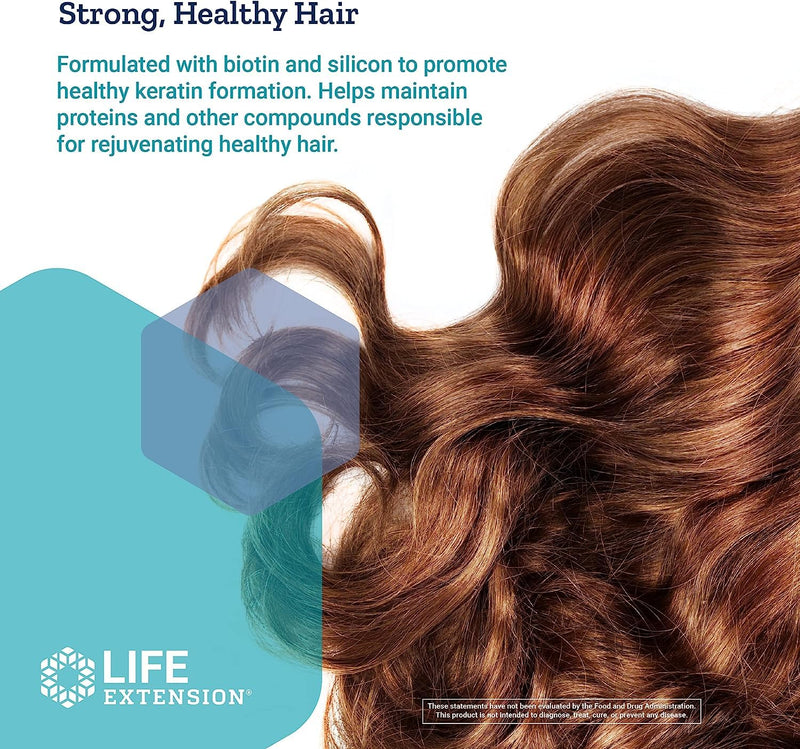 Life Extension Hair, Skin & Nails Collagen Plus Formula with Multi-Vitamin & Mineral Supplement - 120 Count & 120 Tablets
