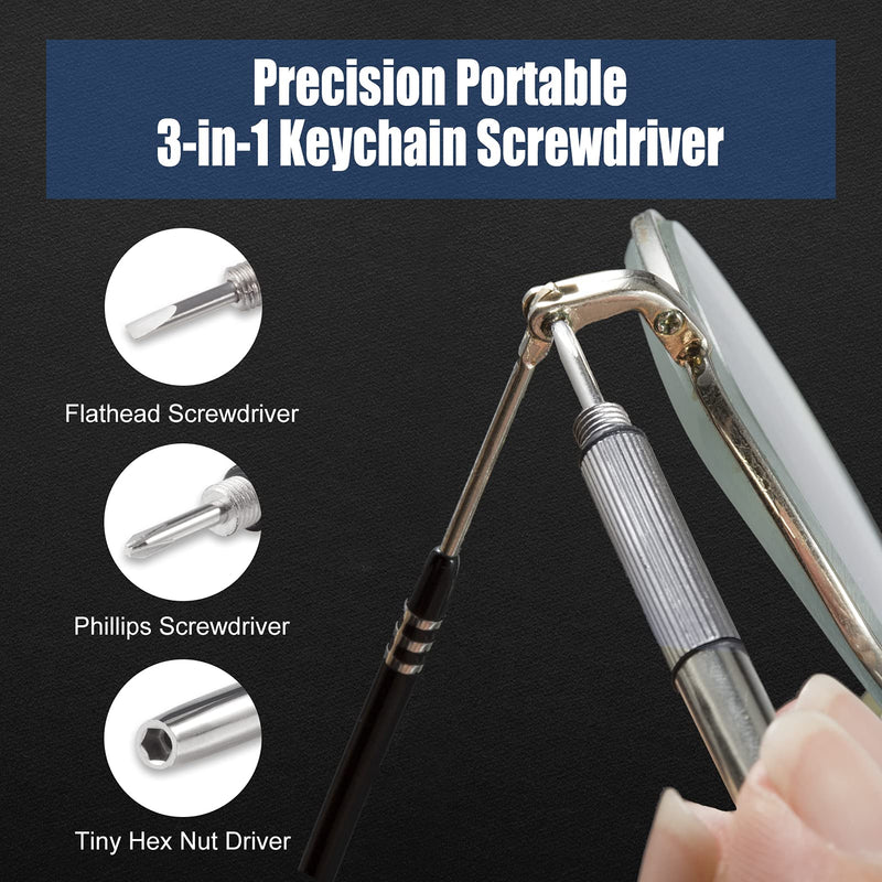 [Australia] - Round & Nylon Jaw Eyeglasses Frame Pliers Nylon Jaw Pliers for Eyeglasses 2 PCS Eyeglass Repair Kit with Eyeglass Repair Screwdriver Optical Pliers Set Eye Glasses Adjusting Pliers 