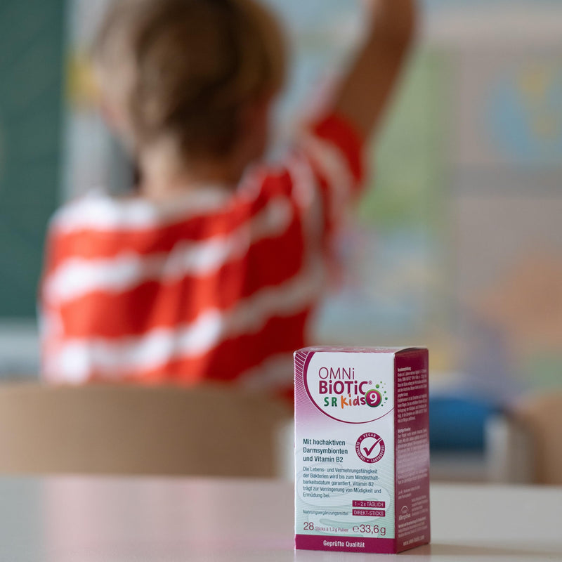 [Australia] - OMNi BiOTiC SR-9 Kids | 28 sticks | 9 bacterial strains | Let it melt directly in your mouth | Vegan | Gluten free | Lactose free 