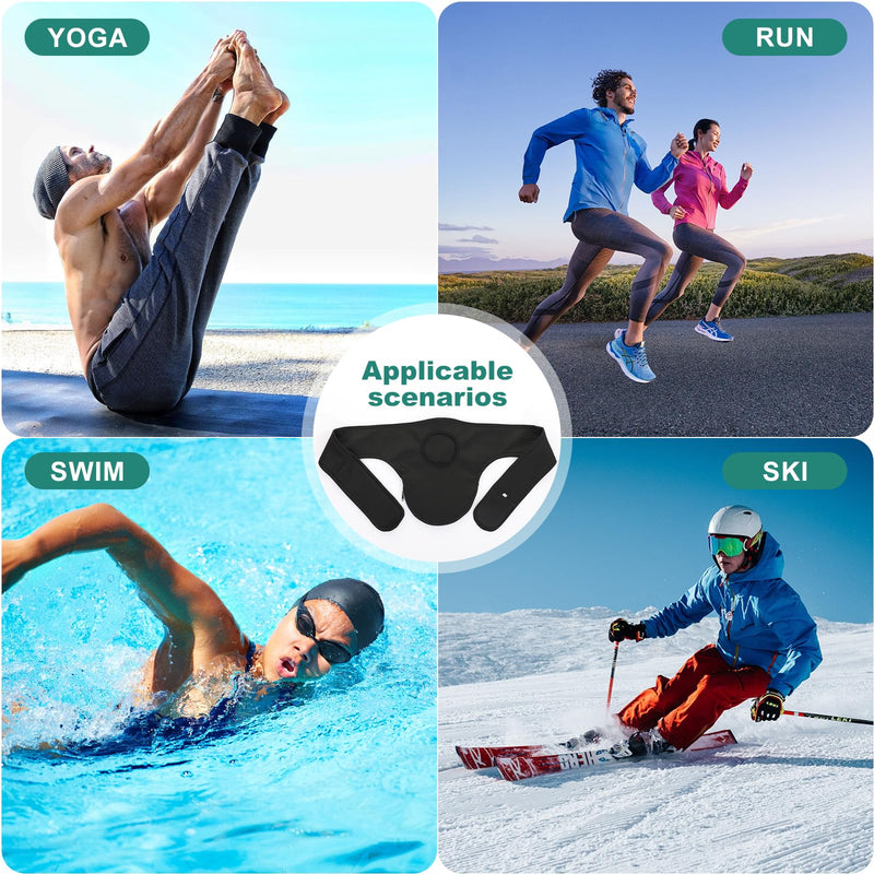[Australia] - Ostomy Belt Black - Stealth Belt for Ostomy Bag, Ostomy Support Belt, Ostomy Wrap, Colostomy Bag Covers for Sport & Swiming L 