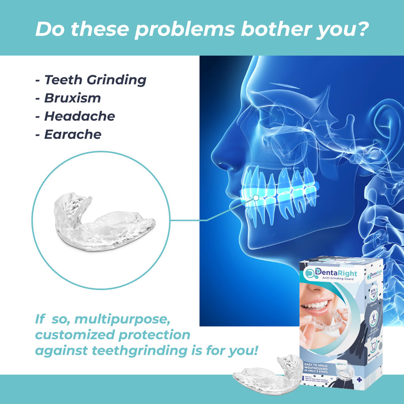 [Australia] - Anti Grinding Guards Pack of 5 Custom-Fit Mouthguards Comfortable and Durable Teeth Nighttime Protection 3 Models to Fit Most Mouths Trimmable & Moldable for Kids, Teens & Adults 