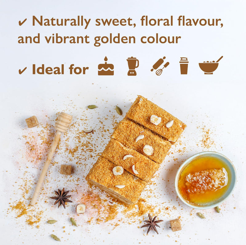 Sevenhills Wholefoods Organic Spanish Bee Pollen Granules 400g, Raw, Ethically Harvested 400 g (Pack of 1)