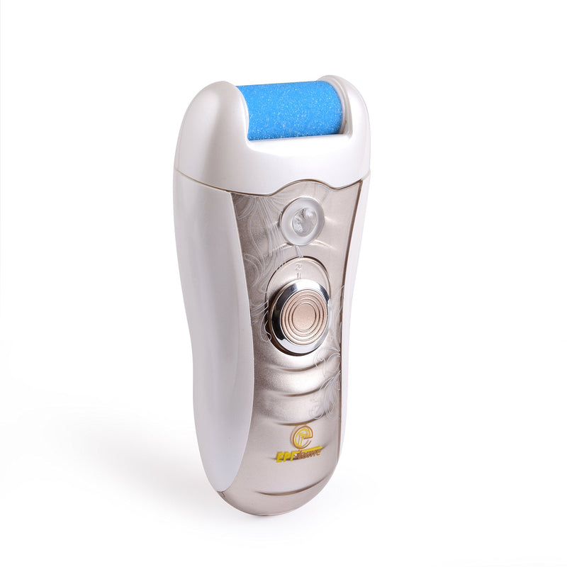 [Australia] - Epitome 3 in 1 Lady Wet or Dry Rechargeable Hair Removal Kit (Trimmer, Epilator, Callus Remover) with 2 Mode Power Switch, LED Hair Shaver for Arm, Underarm & Legs (Gold) 