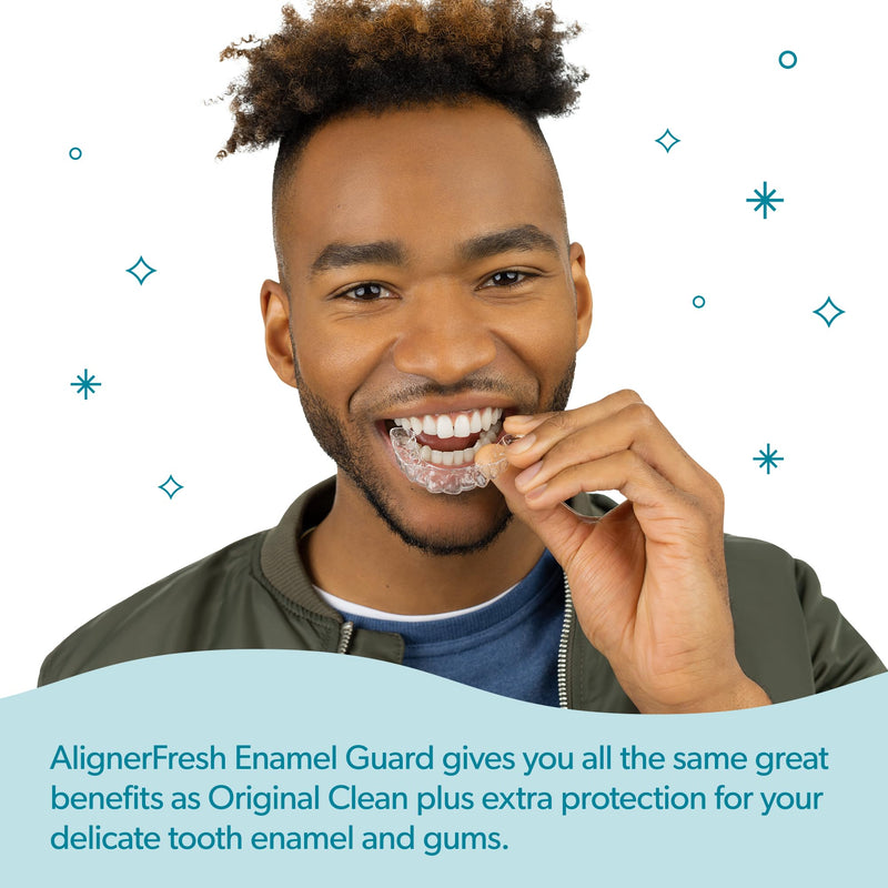 [Australia] - EverSmile AlignerFresh Enamel Guard Fluoride Foam – Aligner & Retainer Cleaner/Whitener with Enamel Protection – Strengthens, Protects & Whitens Teeth, Eliminates Bacteria – Fresh Mint, 1 Pack (50ml) 