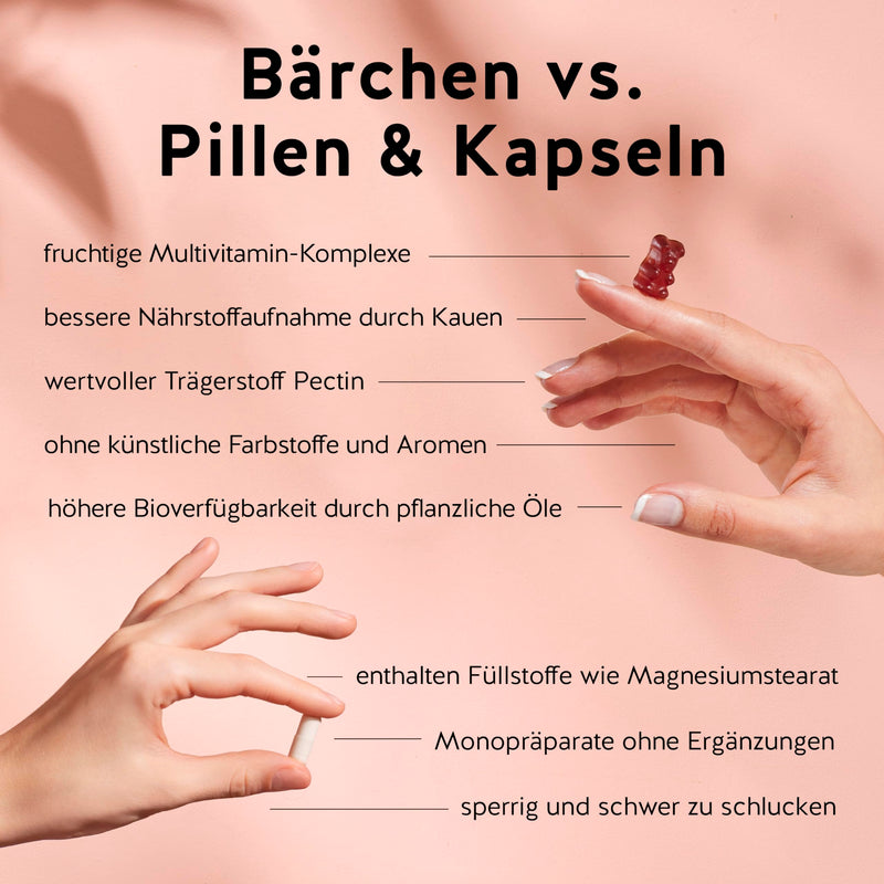 [Australia] - Bears with Benefits Pack of 3 Ah-mazing Hair Vitamins with Biotin - Sugar-Free Biotin Gummies for Normal Hair Growth in a High-Quality Gift Box 60 Pieces (Pack of 3) 