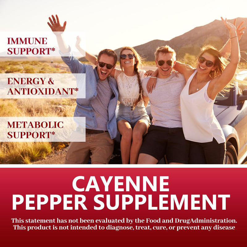 [Australia] - Cayenne Pepper Drops,2 Pack Cayenne Supplement with Hawthorn Berry, Vitamin D3 K2 Beet Root Powder, Ceylon Cinnamon, Turmeric Curcumin, Organic Panax Ginseng, Berberine Extract 