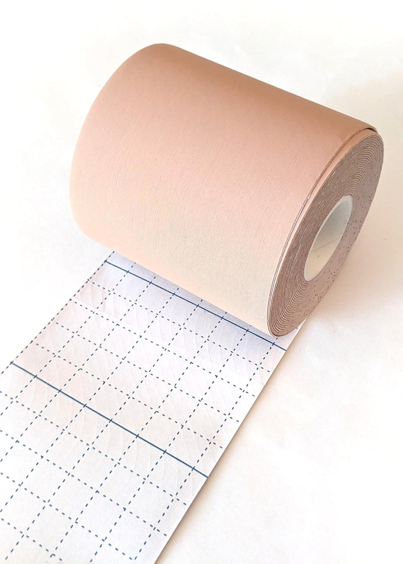 GenderBender Extra Soft Body Tape, 3-6 Inches Wide, Beige or Black (Black, Medium (4 inches Wide)) Medium (4 Inch wide)