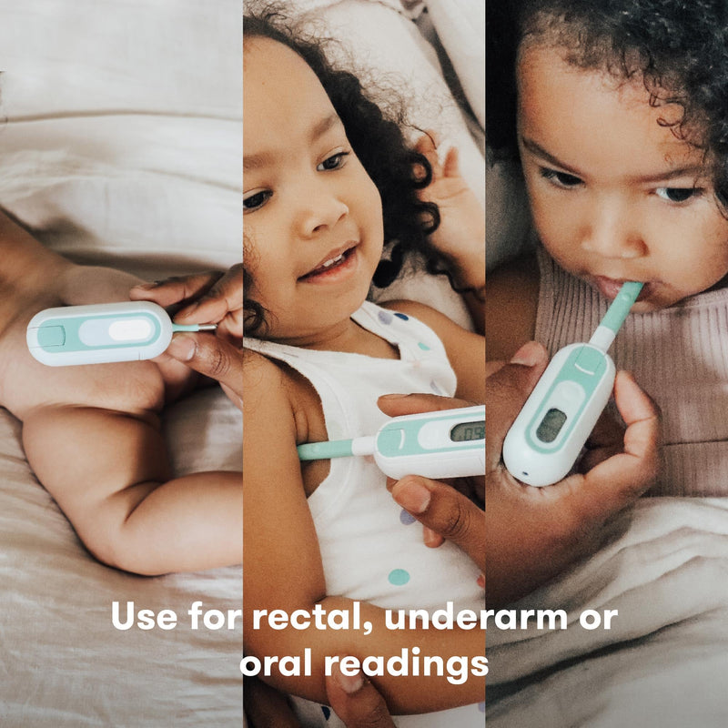 [Australia] - Frida Baby 3-in-1 True Temp Digital Thermometer for Fevers: Babies & Kids (Rectal, Underarm + Oral) 