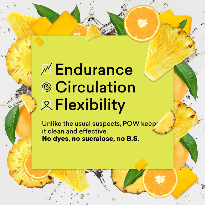 [Australia] - EBOOST POW Natural Pre Workout Powder ‚Äì 20 Servings - Tropical Punch - A Pre Workout Supplement for Performance, Joint Mobility Support, Energy, Focus - Men & Women - Non-GMO, Gluten-Free, No Creatine 20 Servings (Pack of 1) 