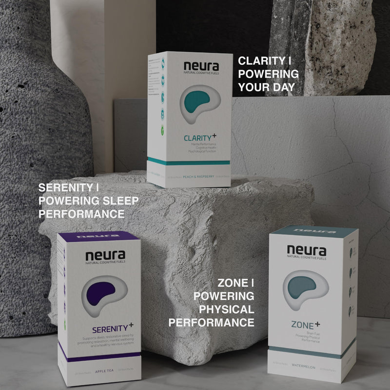 Neura Clarity+ Lion’s Mane Nootropic Drink – Brain Focus & Mental Clarity – Green Apple Flavour – 20 Sachets