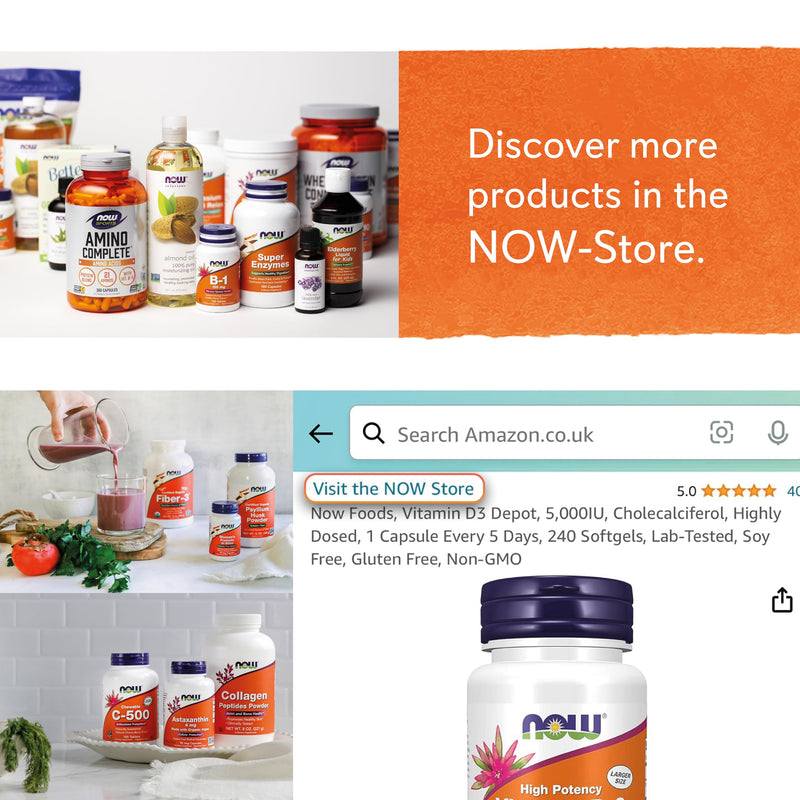 Now Food, Citrus Bioflavonoids, with Vitamin C and Rutin, 100 Vegan Capsules, Soy-Free, Gluten-Free, Vegetarian 100 count (Pack of 1)