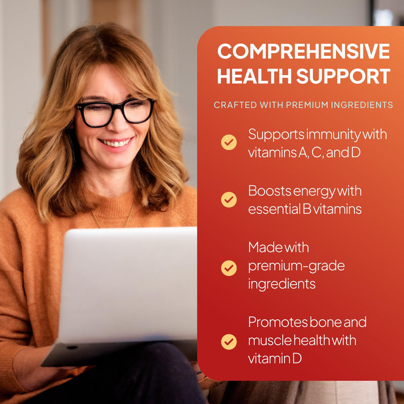 A to Z Multivitamins & Minerals for Individuals Aged 50 Plus | Supports Brain Health, Energy Levels, and Immunity | Vegetarian | 360 Easy-to-Take Tablets = 12 Months’ Supply | Made in The UK Unflavoured 360 count (Pack of 1)