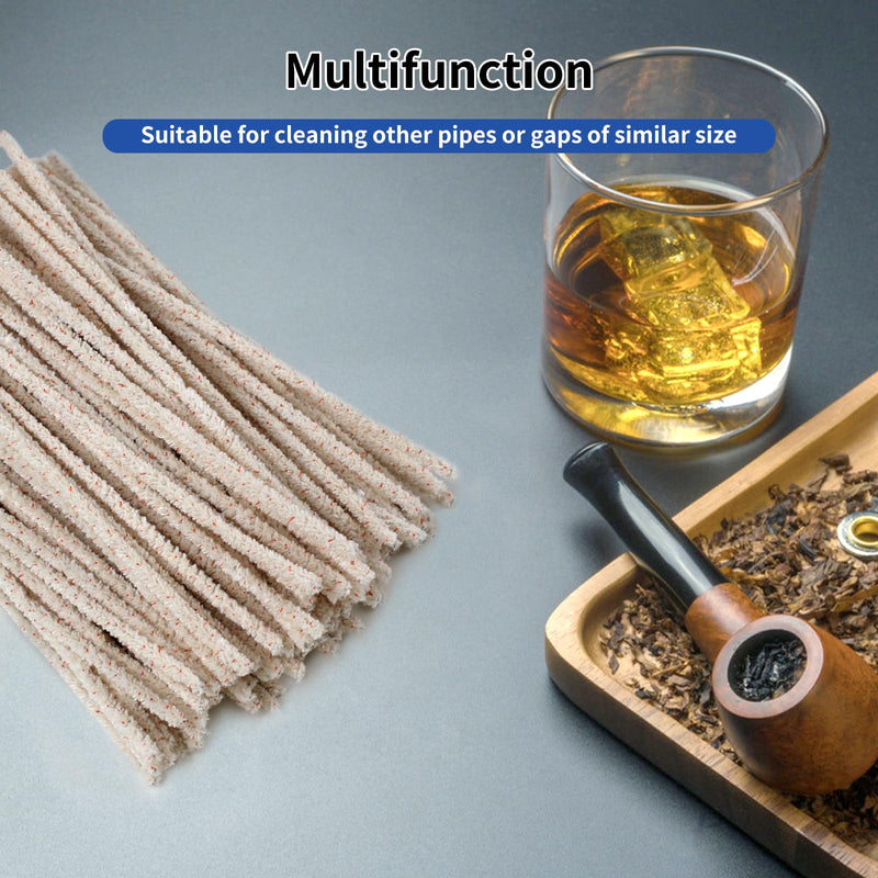 [Australia] - Phinus 300 Pack Pipe Cleaners Pipe, 6-Inch Pipe Cleaners Bulk, Cotton and Plastic Pipe Cleaner, Pipecleaners for Removing Tar & Resin, Pipe Cleaners for Plastic Metal Ceramic Wood Pipe 