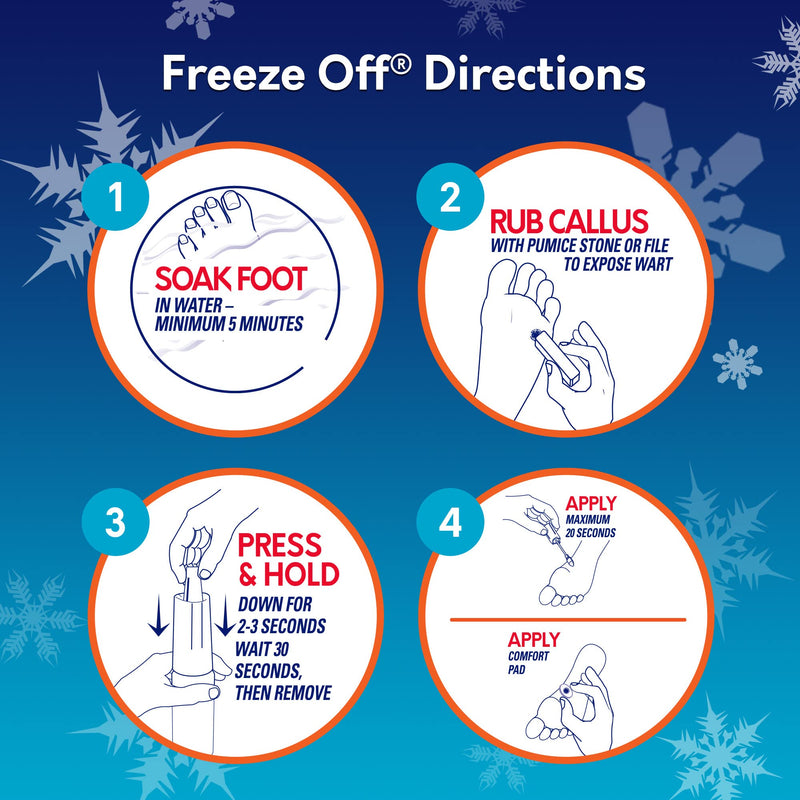 [Australia] - Compound W Freeze Off Plantar Wart Remover Kit, 8 Applications,1 Count (Pack of 1) 