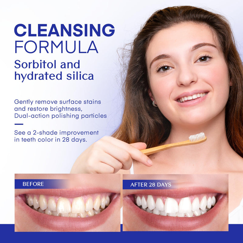 [Australia] - PearlSmile Hydroxyapatite Niacinamide Whitening Toothpaste – 5% Niacinamide + 10% Nano-Hydroxyapatite (nHAp) – Strengthens Enamel & Remineralizes – Fluoride-Free, 4.2oz (Pack of 1) 4.2 Ounce (Pack of 1) 