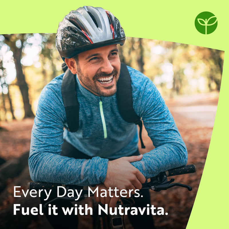 Nutravita Vitamin B12 Drops - 60ml - Vegan Vitamin B 12 Coenzyme Liquid - Natural Cherry Flavour - VIT B12 Liquid Drops - B Complex Methylcobalamin & Adenosylcobalamin - Brain, Heart & Energy