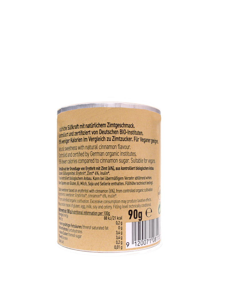 [Australia] - Organic sweet cinnamon erythritol - the low-calorie alternative to cinnamon sugar made from organic erythritol with cinnamon, enjoyment without regret, (90g) 
