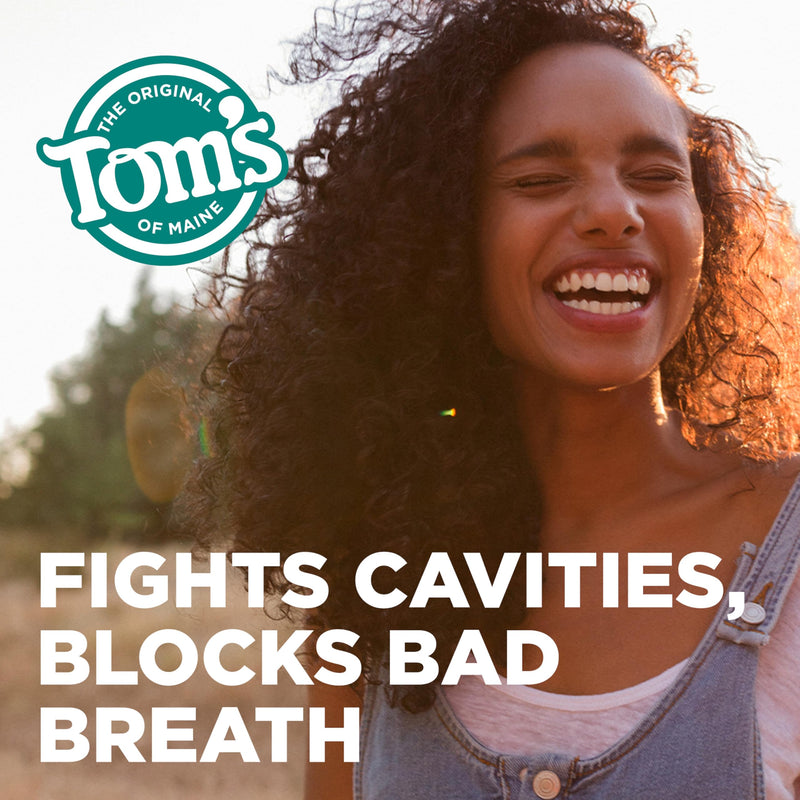 [Australia] - Tom's of Maine Wicked Fresh! Natural Fluoride Anticavity Toothpaste, 3 Pack, 4.0oz Peppermint 4 Ounce (Pack of 3) 