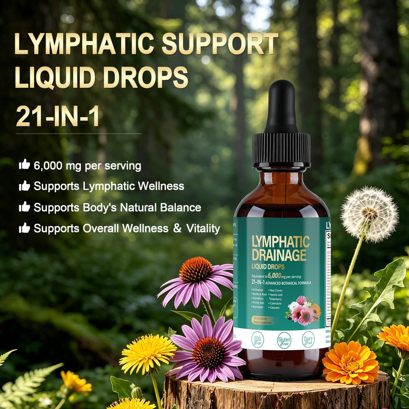 Lymphatic Drainage Drops - Reduce Swelling（60ml