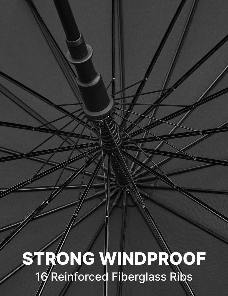 G4Free 54 Inch Strong Windproof Large Umbrella for Rain 62 Inch Automatic Open Golf Umbrella Oversize
