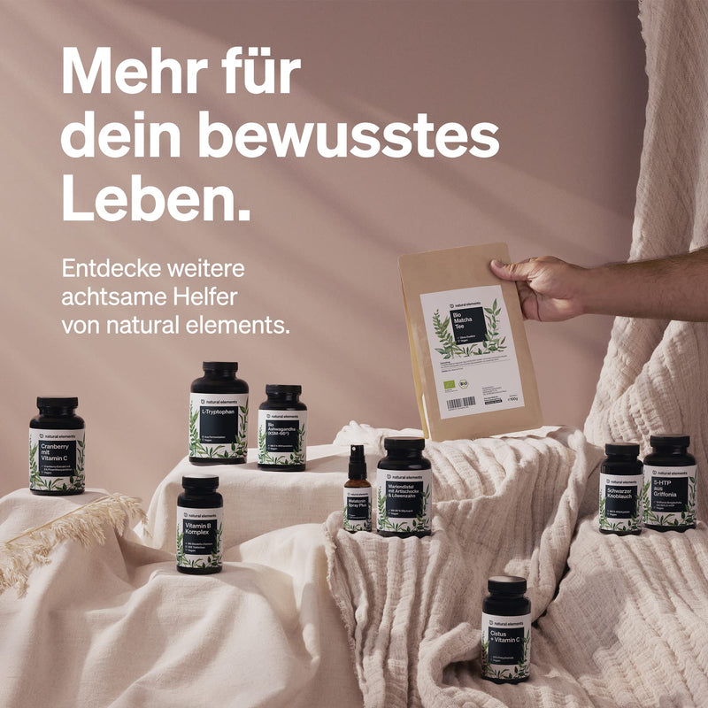 [Australia] - Organic Ashwagandha - KSM-66® premium raw material (180 capsules with above-average range) - original Indian sleepberry - natural, laboratory-tested, vegan, high dosage 