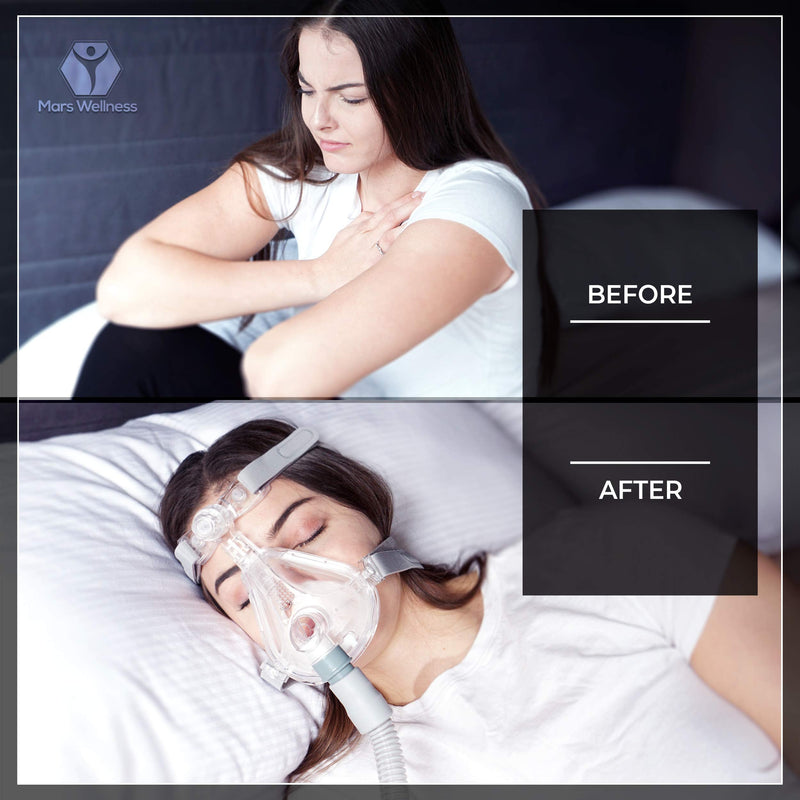 [Australia] - Mars Wellness Universal CPAP Hose - 6 Foot - Universal Tube Compatible with most machines (2 Pack) 2 Pack 