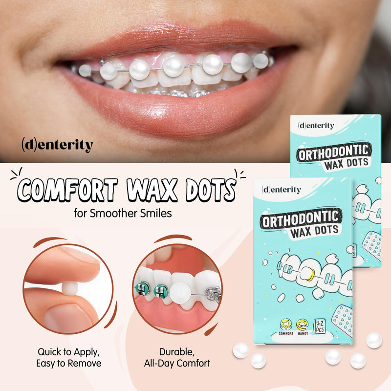 [Australia] - Braces Essentials Bundle Cleaning Kit for Teeth, Portable Orthodontic Toothbrush Kit Oral Care Dental Travel Kit - Sonic Toothbrush Floss Picks Wax Dots- 3pc Bundle-for Kids & Teens & Young Adults 