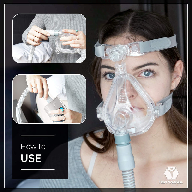 [Australia] - Mars Wellness Universal CPAP Hose - 6 Foot - Universal Tube Compatible with most machines (2 Pack) 2 Pack 