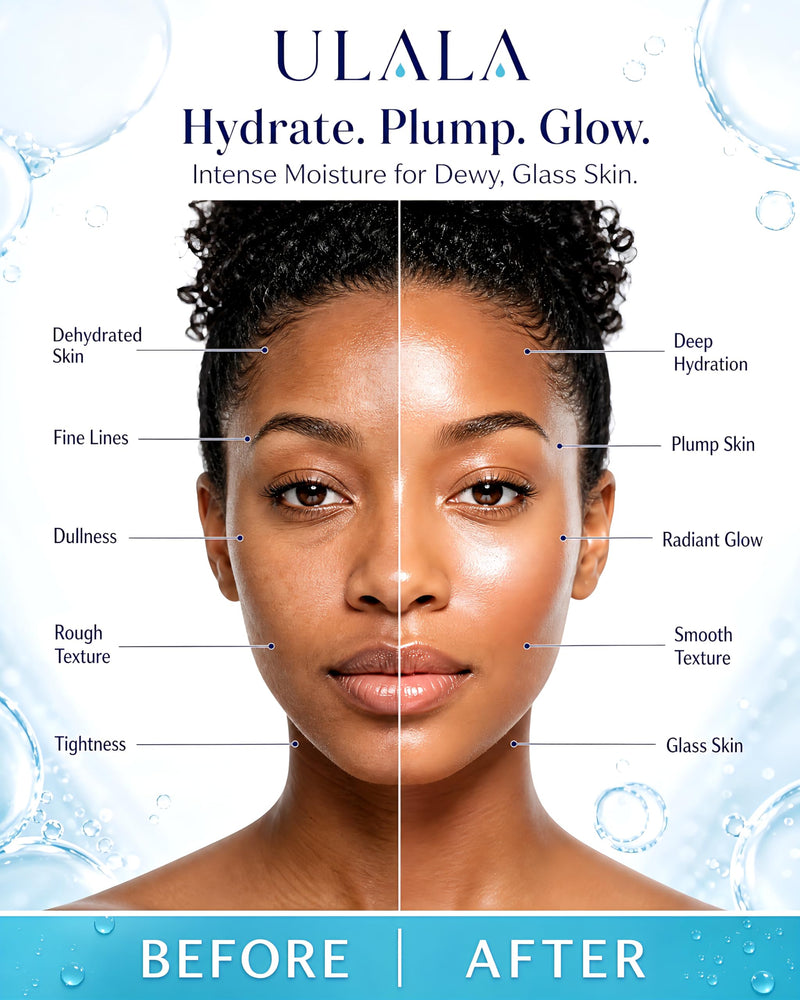 Hyaluronic Acid Face Mask 24 EA with Hyaluronic Acid Serum and Vitamin B5, Facial Mask for Dry Skin, Anti-Aging Mask to Plump and Repair Dehydrated Skin, Safe on Sensitive Skin, gifts for women 1.34oz