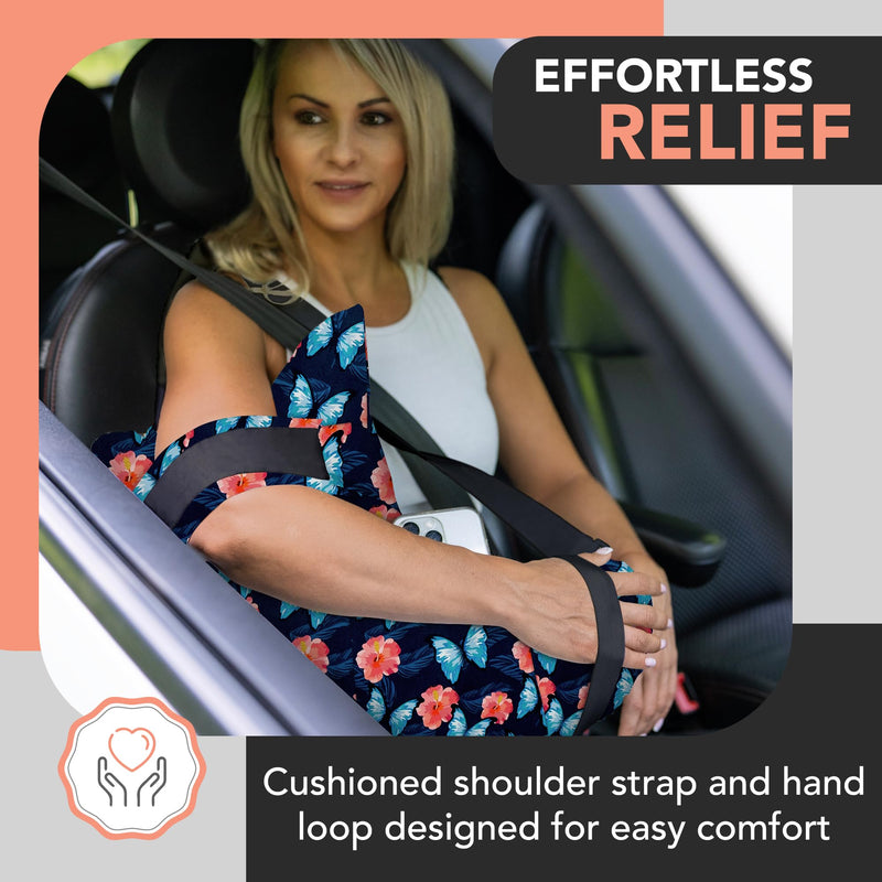 [Australia] - Shoulder Pillow for Pain Relief, Shoulder Surgery Pillow for Sleeping, Rotator Cuff Pillows, Rotator Cuff Surgery Must Haves, Post Shoulders Surgery Must Haves, Shoulders Support, Arm Support Pillows Blue Butterflies 
