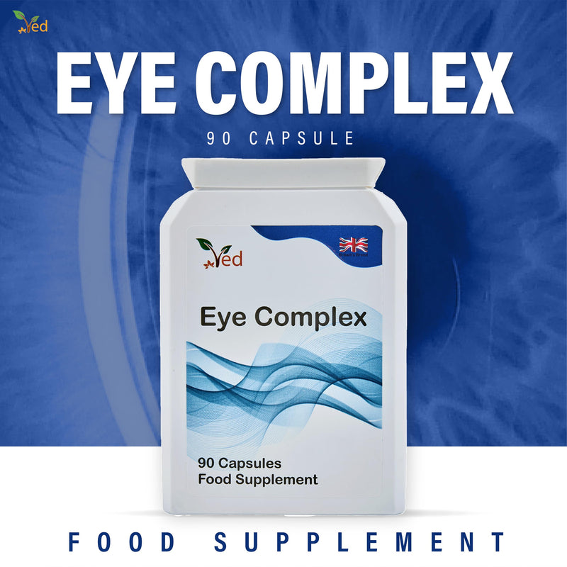 [Australia] - Ved Eye Complex, Lutein, Meso-Zeaxanthin, Zeaxanthin, NZ Blackcurrant, Bilberry, Goji Berry, 90 Capsule (3 Months Supply) 