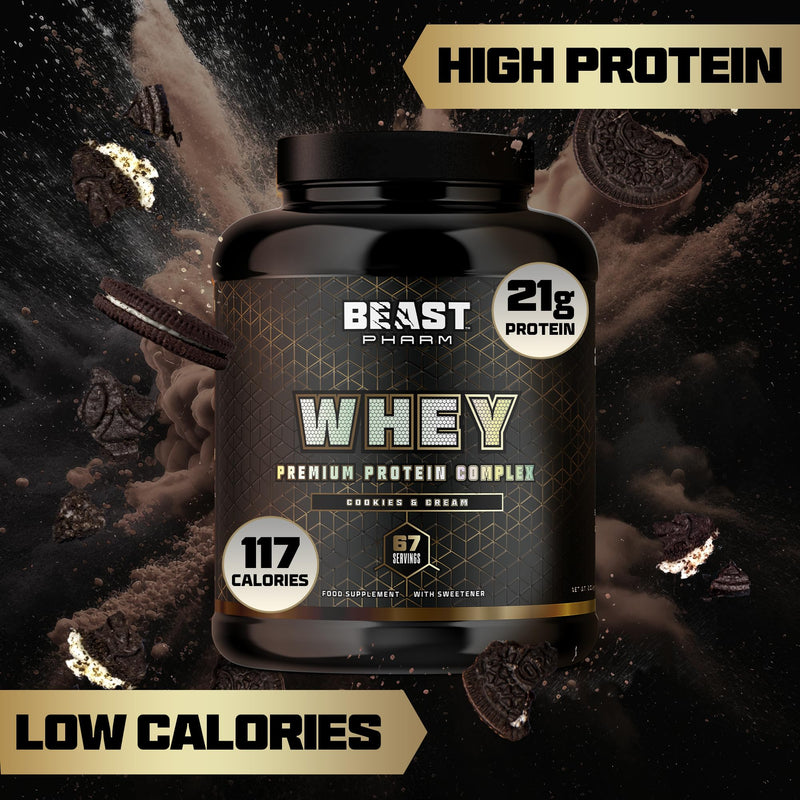 Beast | Protein Shaker Bottle + Whey Protein Powder Samples | 6 Sachets + 1000ml Shaker Gym Gift Set Sample Packs Sample Pack (6 Sachets + 1000ml Shaker)