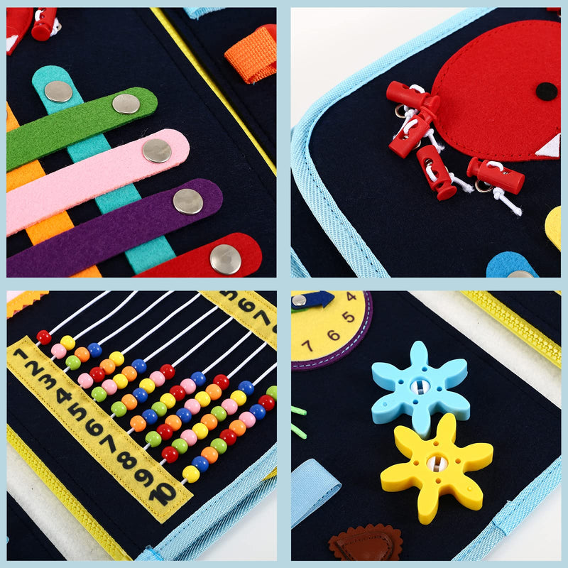 [Australia] - Fidget Blanket for Adults with Dementia,Dementia Activities for Seniors,Alzheimers Dementia Products for Elderly,Toddler Busy Board,Fidget Toys,Autism Sensory Toys for Autistic Children. 