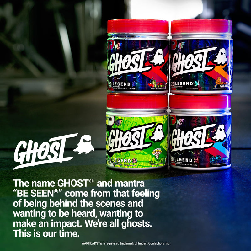 [Australia] - GHOST Legend All Out V2 Pre-Workout Powder, Orange Cream - 20 Servings - Pre-Workout Supplement for Men & Women - Energy & Pumps - Caffeine, Citrulline, Beta Alanine, Betaine, NO3-T Sugar Free V2 Orange Cream 