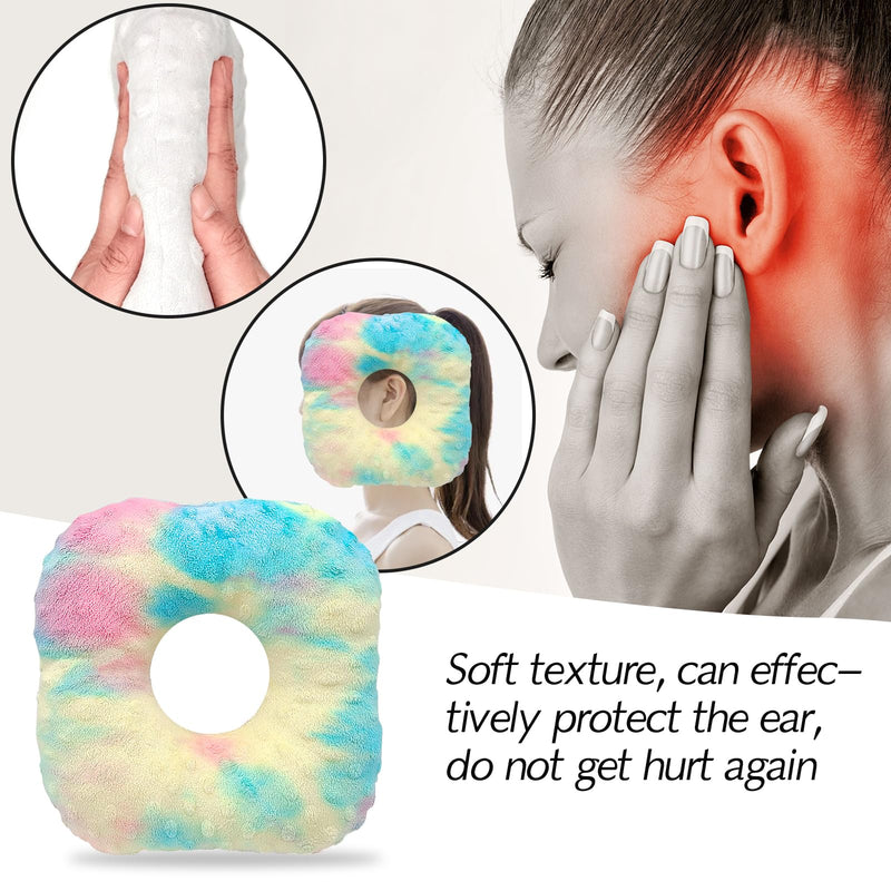 [Australia] - Ear Pierced Pillow with Ear Hole for CNH and Ear Pain, Ear Inflammation, Ear Pressure sores, O-Shaped Side Sleeping Pillow, Cotton Ear Protection Pillow for Side Sleepers 