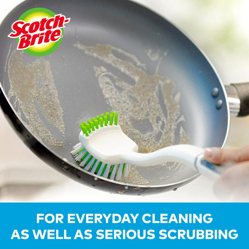 [Australia] - Scotch-Brite Pot Pan & Dish Brush, Scrub Brushes for Cleaning Kitchen and Washing Dishes, 1 Count 
