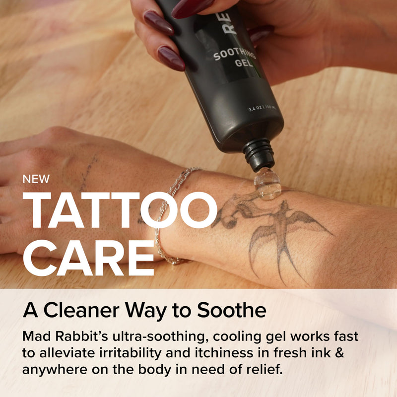[Australia] - Tattoo Aftercare Soothing Gel & Moisturizer As Seen on Shark Tank - Premium Tattoo Supplies for New Tattoo Care, Anti-Itch - Tattoo Care Gel Made with Clean Ingredients 