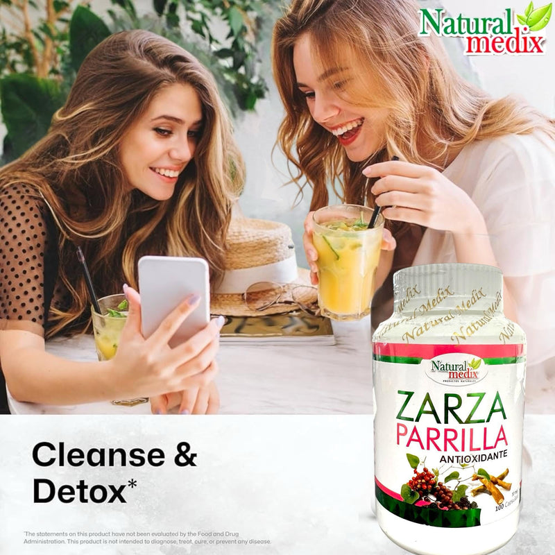 [Australia] - Zarzaparrilla Premium Natural Detox Supplement Herbal Blend from Peru ‚Äì 100 Capsules ‚Äì Supports Vitality & Internal Balance ‚Äì for Men & Women 