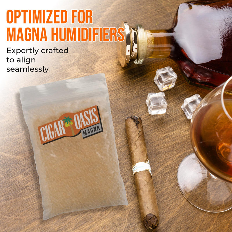 [Australia] - Cigar Oasis Magna Refill Water Beads - Optimal Humidor Solution for Stable Humidity, Compatible with Magna 3.0 and Older Models, Ideal for Humidification in Cigar Humidors 