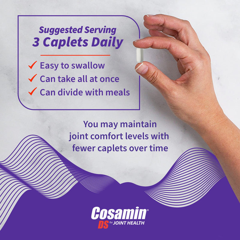 [Australia] - Cosamin DS, #1 Researched Glucosamine & Chondroitin Joint Health Supplement, 150 'Easy-To-Swallow' Caplets 150 Caplets 