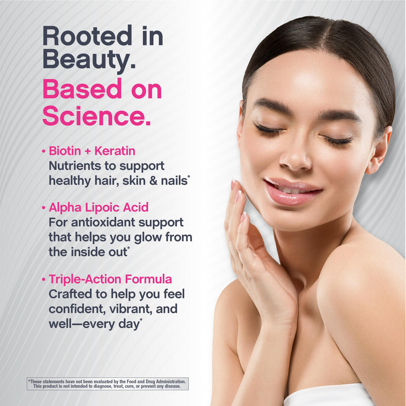 NeoCell Biotin Complex Hair, Skin & Nails | 90 Capsules | with BioActive Keratin Peptides and Alpha Lipoic Acid | Radiance-Infused Formula