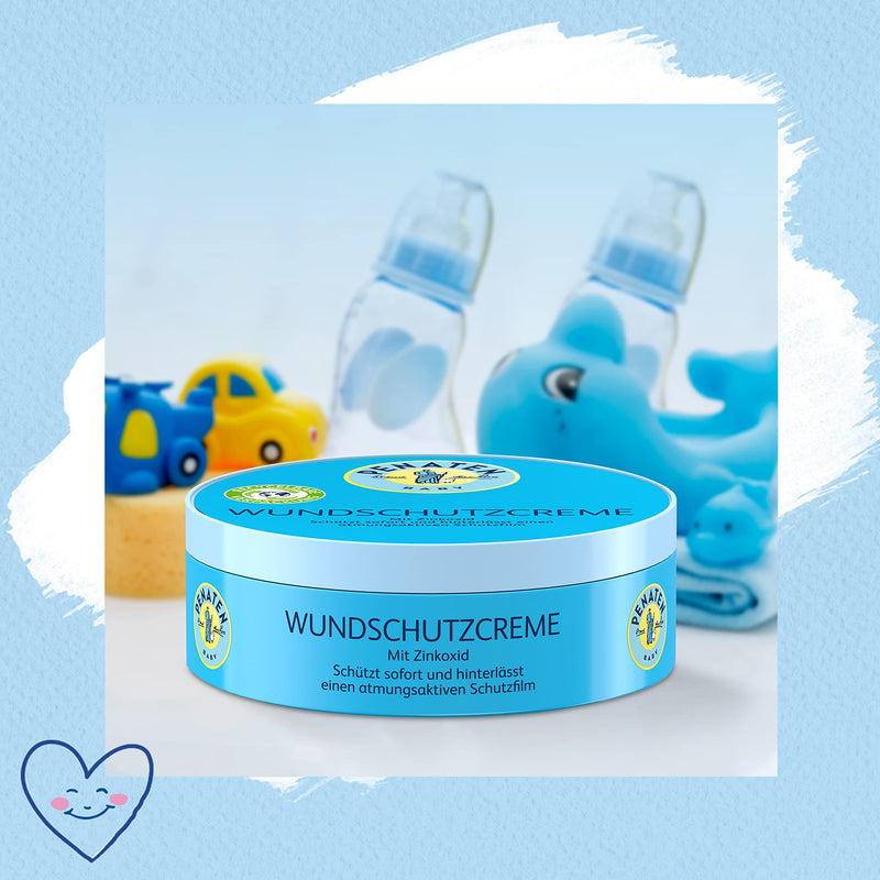[Australia] - PENATEN wound protection cream, soothing baby wound protection cream with zinc oxide for protection in the diaper area (1 x 200ml) (pack of 4) 200 ml (pack of 4) 