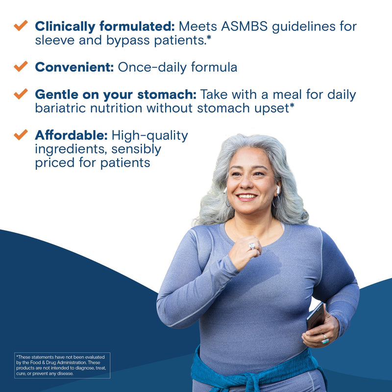 [Australia] - Bariatric Fusion One Per Day Bariatric Multivitamin with Iron for Women | with Hair and Nails Vitamins Blend | Gastric Bypass and Sleeve Gastrectomy | 30 Capsules | 1 Month Supply 30 Count (Pack of 1) 